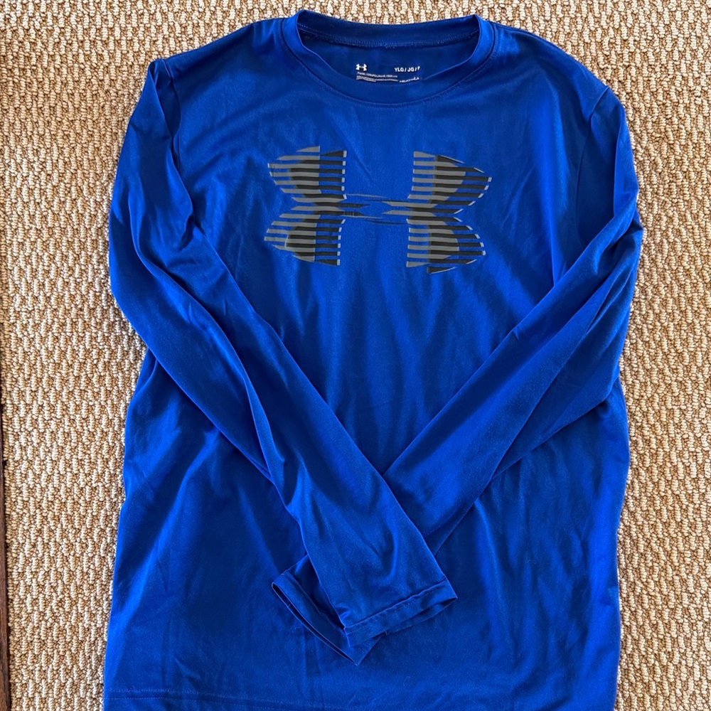 Under Armour Men's Royal Blue Long Sleeve Tee